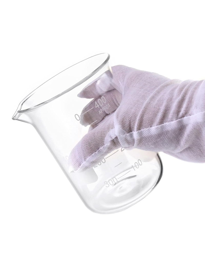 woobles Glass Beaker Set 50, 100, 250, 400, 600mL - Image 4
