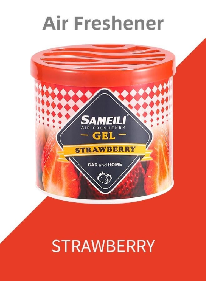 SAMEILI [3-pack] Air Freshener -Solid perfume-strawberry Scent- Odor Eliminator - Gel Scent Freshener - Room Closets Bathrooms Car - Image 1