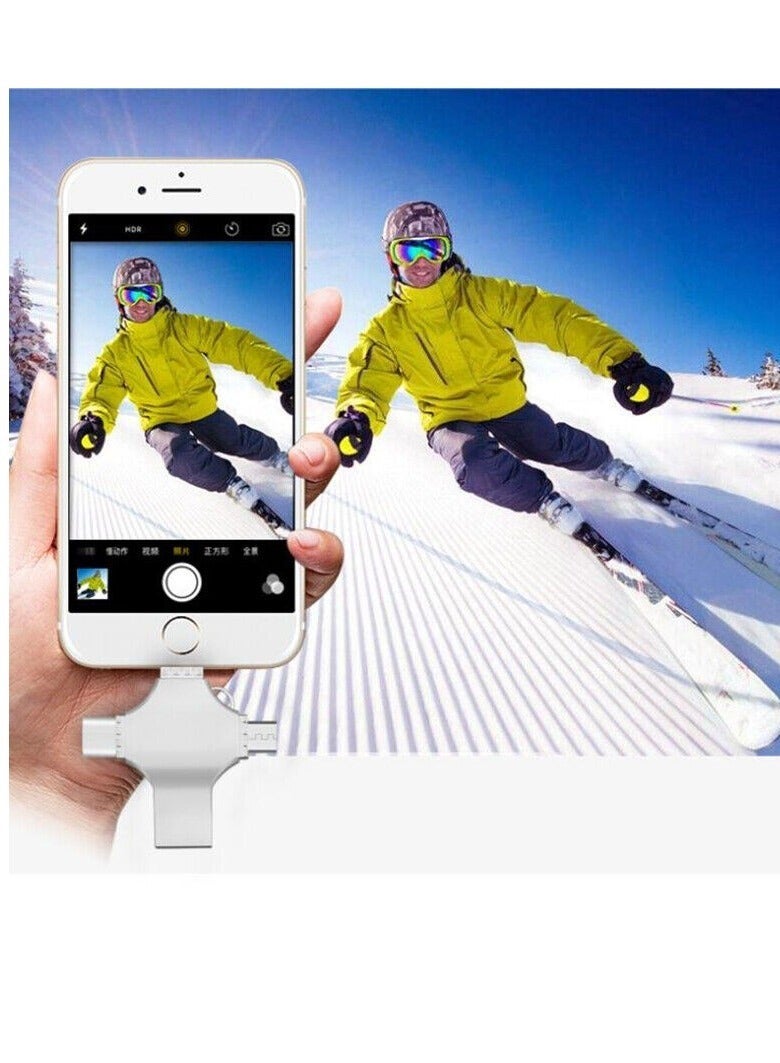 Gravity High Speed 4 In 1 Multi-function OTG USB Flash Drive Type-C Pen drive 3.0 Memory Disk For iPad Android iOS PC 128GB - Image 2