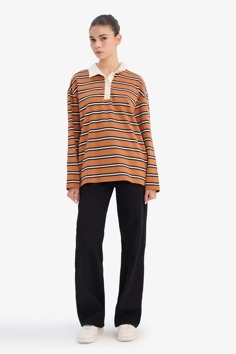 DeFacto Loose Fit Long Sleeve Sweatshirt - Image 2