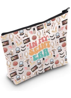 WCGXKO WCGXKO Makeup Artist Gift Cosmetology Graduation Gift Esthetician Gift In My Seint Era Makeup Bag (Seint Era Bag) 