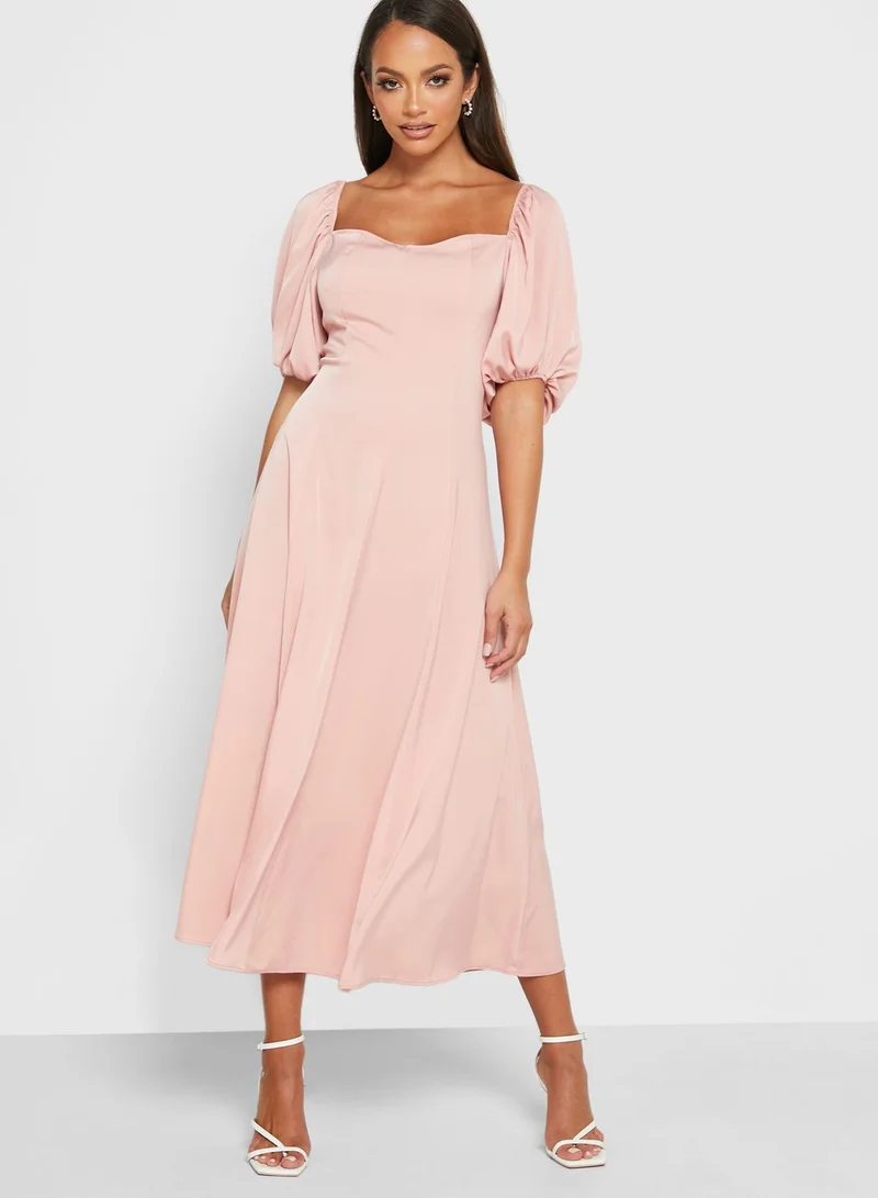 ELLA Soft Batwing Sleeve Dress