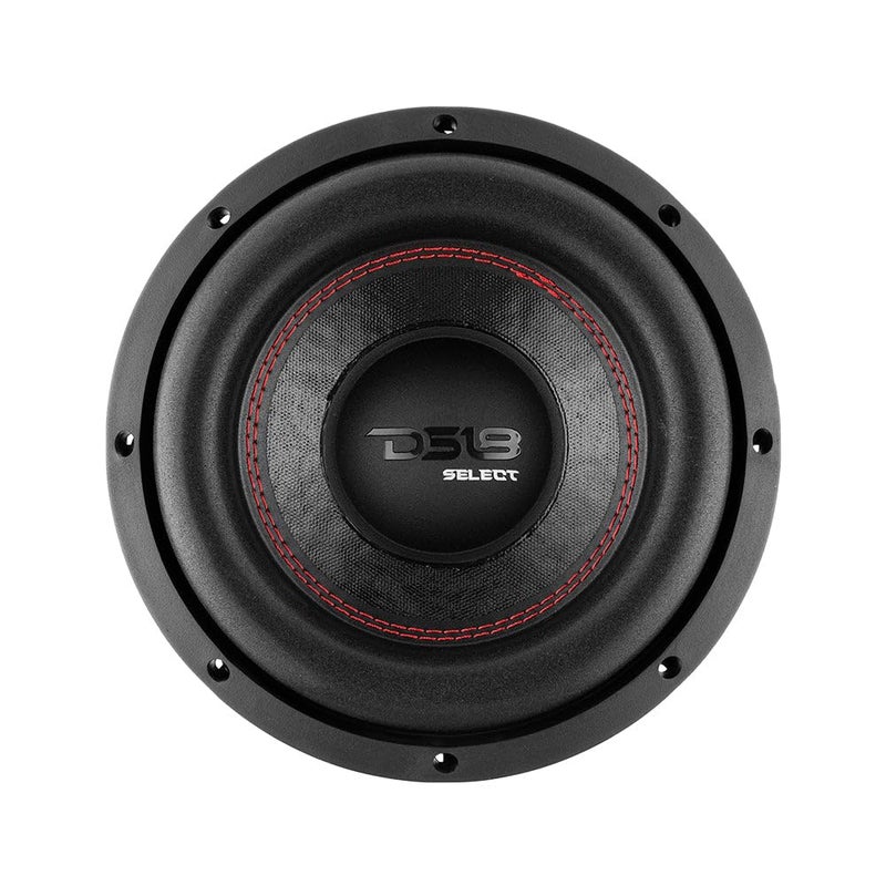 DS18 SLC-8S Subwoofer in Black - 8-Inch Speaker, 400W Max Power, 200W RMS Power, Aluminum 4 Layer Voice Coil, Black Steel Frame, SVC, 4 Ohm Impedance, Ferrite Magnet (1 Speaker) (SLC8S) - Image 1