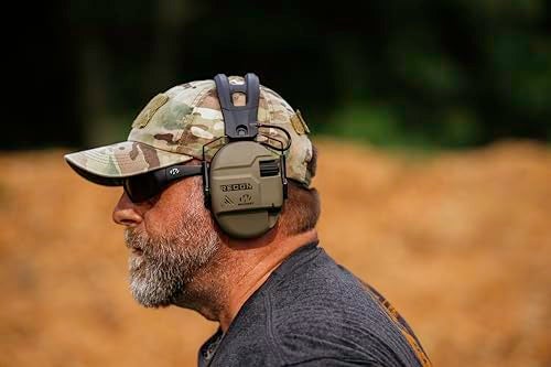 Walker's WALKERS Recon Digital Muffs Durable IPX4 WeatherResistant HD Speakers Hunting Range Shooting Hearing Protection Electronic Muffs 35mm Audio Jack 2 AAA Batteries Included Flat Dark Earth - Image 3