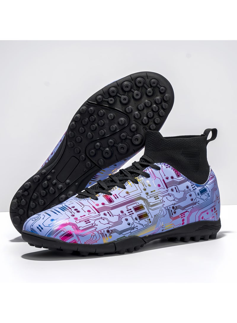 SKT Shiketro New Large Size Youth Adult Long Spike Football Shoes Special Training Shoes Indoor And Outdoor Sports Shoes  - Image 1