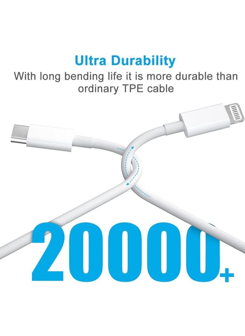 Generic - MFi Certified 20W USB C Fast Charger Plug Cable for iPhone 13 12 Pro Max/Mini/11/XS/XR/X/8 Plus/iPad - Image 1