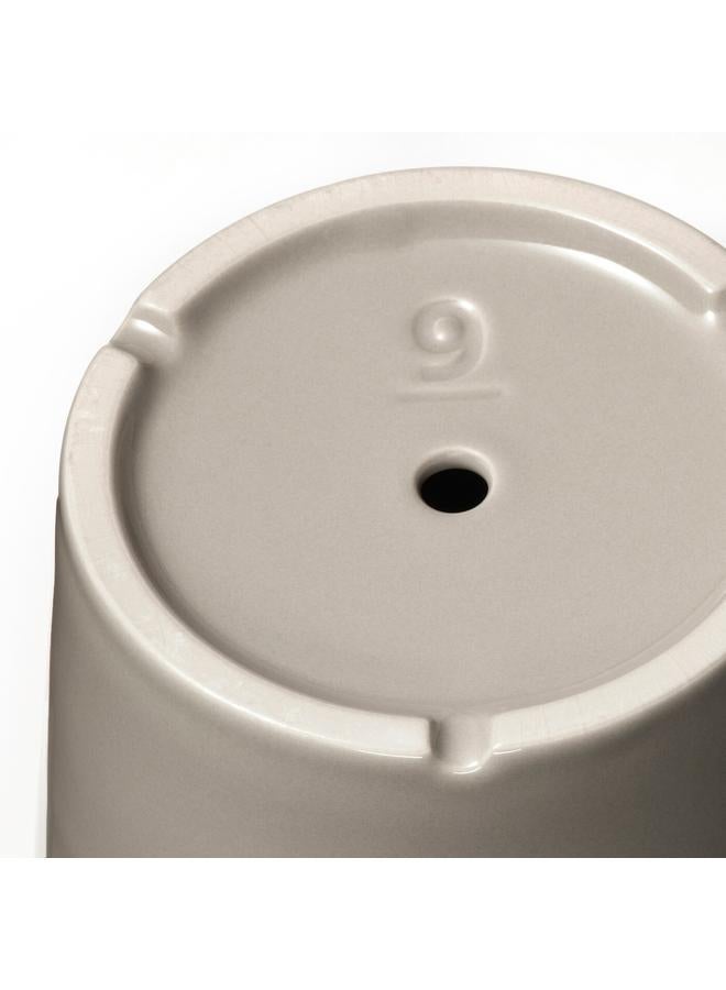 Zaboon Plant Pot With Saucer, In/Outdoor/Grey/Beige, 9 Cm - Image 5