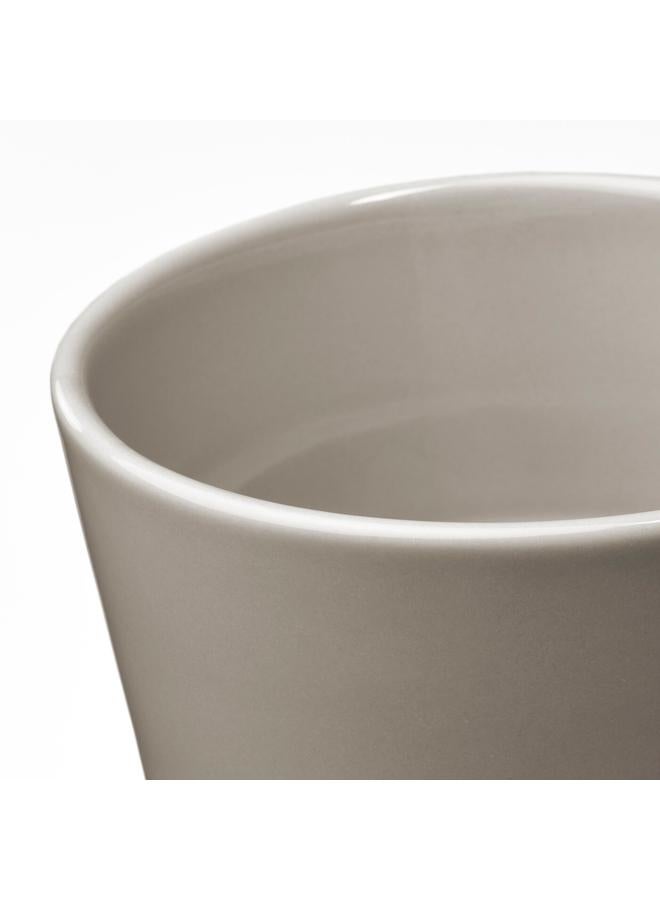 Zaboon Plant Pot With Saucer, In/Outdoor/Grey/Beige, 9 Cm - Image 3