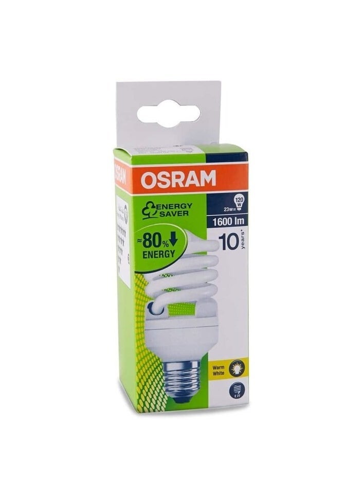 Osram Osram Duluxstar Mini Twist Compact Fluorescent Light 23W - Warm White  - Image 2
