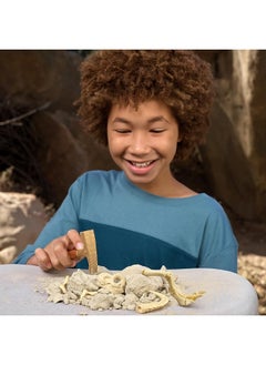 ROBO ALIVE Robo Alive Dino Fossil Find - Triceratops by ZURU Excavate Dinosaur Fossils Digging Kit Collectible Toy with Slime, Multicolor  - Image 1