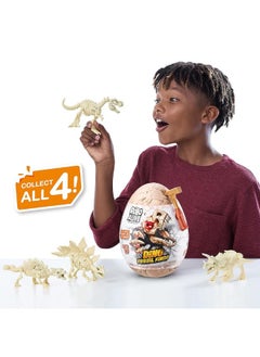 ROBO ALIVE Robo Alive Dino Fossil Find - Triceratops by ZURU Excavate Dinosaur Fossils Digging Kit Collectible Toy with Slime, Multicolor  - Image 2