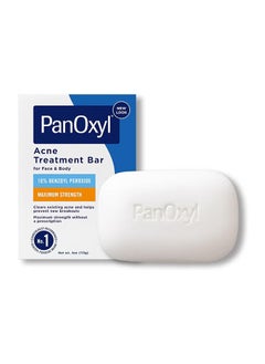 PanOxyl Acne Foaming Wash PanOxyl 10% Benzoyl Peroxide Acne Cleansing Bar 113grams  - Image 1