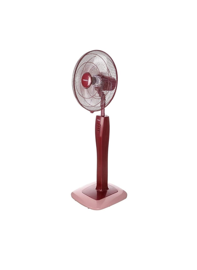 TORNADO - TSF-74RED Stand Fan, 16 Inch, Red - Image 1