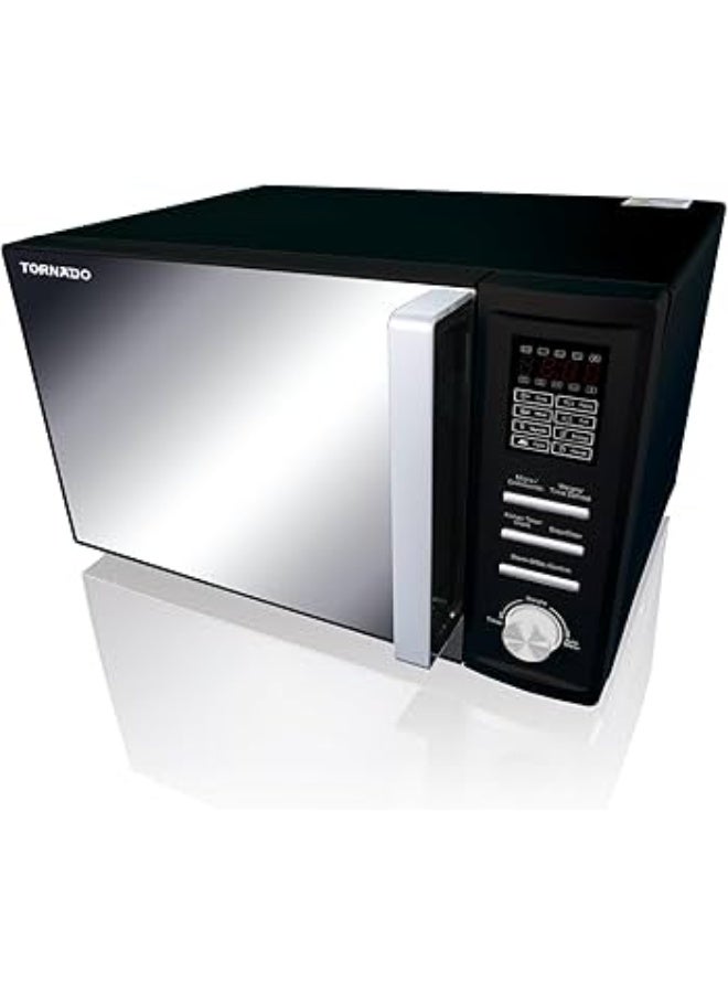 تورنيدو ميكروويف 36 لتر بالشواية - 1000 واط - 8 قوائم - أسود (MOM-C36BBE-BK) - Image 2