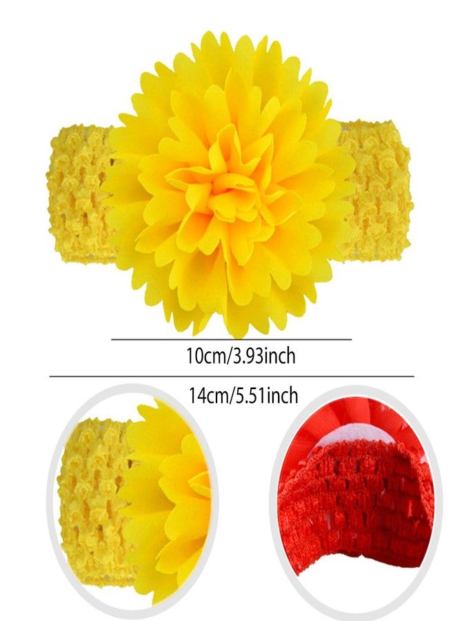 Ewandastore Ewanda store 15 Pcs Baby Girls Chiffon Headbands Peony Flower Baby Headband Baby Hair Accessories for Newborn Toddler Infants Girls - Image 4