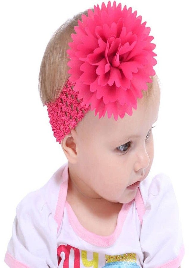 Ewandastore Ewanda store 15 Pcs Baby Girls Chiffon Headbands Peony Flower Baby Headband Baby Hair Accessories for Newborn Toddler Infants Girls - Image 5
