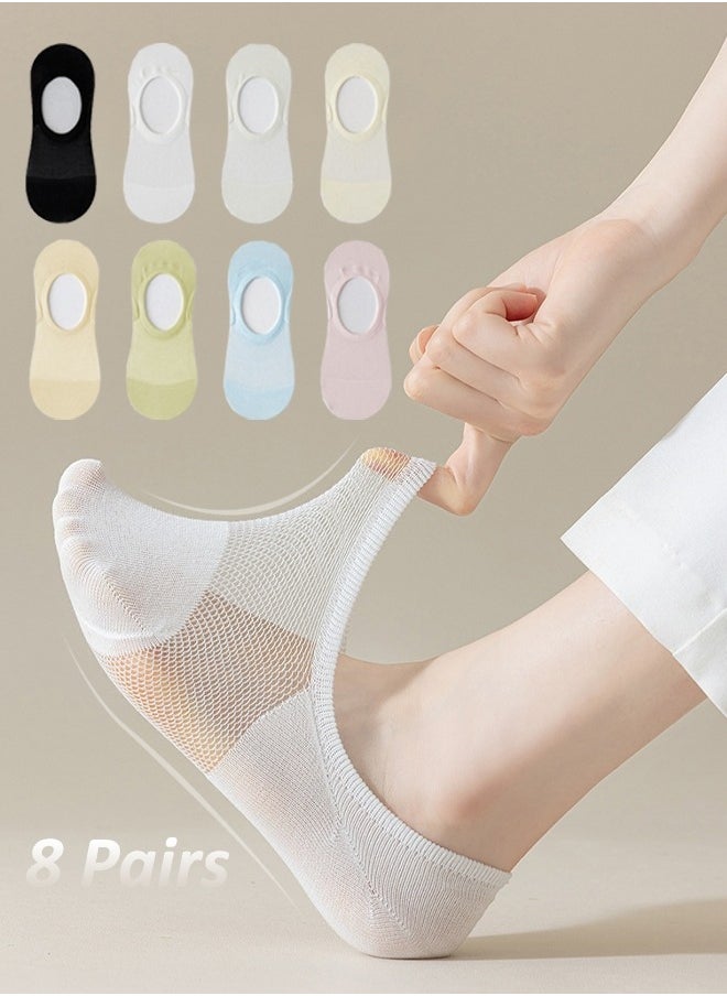 Women's Ankle Socks 8 Pairs Of Thin Sports Running Low-Top Invisible Socks, Thin Invisible Socks, Mesh Solid Color Shallow Socks, Women's Boat Socks That Do Not Fall Off, Short Socks - pzsku/Z2E31BE1199F3C08EF4CEZ/45/_/1724595760/b42fe4fc-3273-4e19-b11a-ac2072e13c81