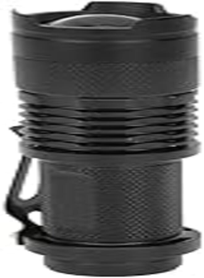 Metal Flashlights, High Power Bulb Zoomable Waterproof LED Light Source 3.7x1inch Pocket Flashlight for Camping for Night Riding for Cave Exploring