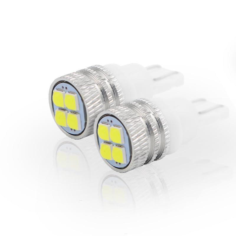 Unifizz 2pcs LED Side Mirror Replacement Bulbs White 4SMD High Power Bulbs Compatible With 20072014 Toyota FJ Cruiser - Image 1