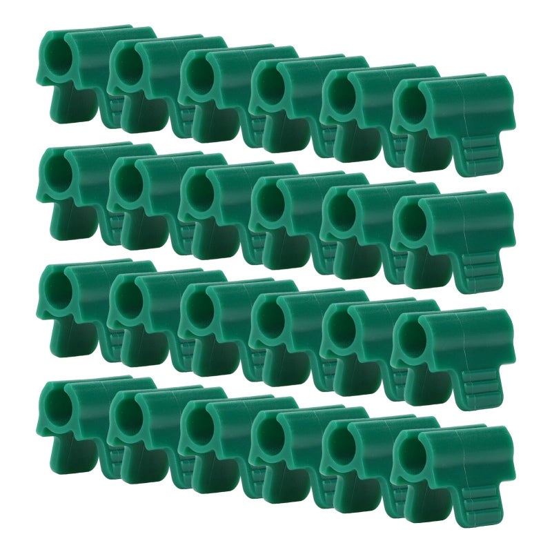 Greenhouse Clamps 14mm Thickened Durable Plastic - Non Slip Design Tunnel Hoop Clips for Home Greenhouse Gardening, Diy Greenhouse Accessories - Image 1