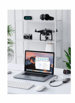 Y&D USB Hub, KASTWAVE 4 Port 3.0 2.0 Hub Splitter for Laptop, iMac Pro, MacBook, U Disk, Multiport Mini Adapter Expander w/Aluminum Shell Ultra Slim Portable Charging Supported  - Image 4