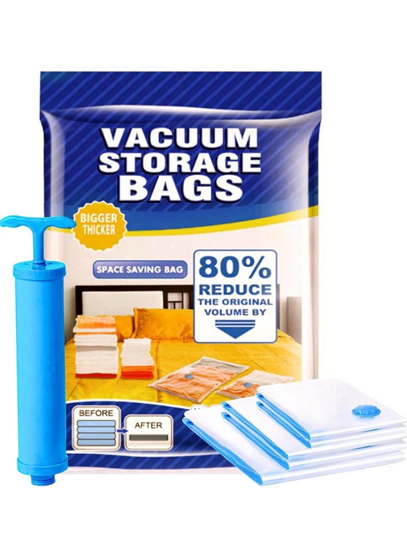 Vacuum Storage Bags with pump Sealer Bags for Clothing, Saver Bags, Sealer Bags for Clothes, Duvets, Bedding, Pillows, Blankets, Curtains, Comforters, Travel (1J+ 2L +2M) - pzsku/Z2E31E50303F54626A4ACZ/45/_/1735376015/d0b9fd74-de97-489d-a764-886db60a382c