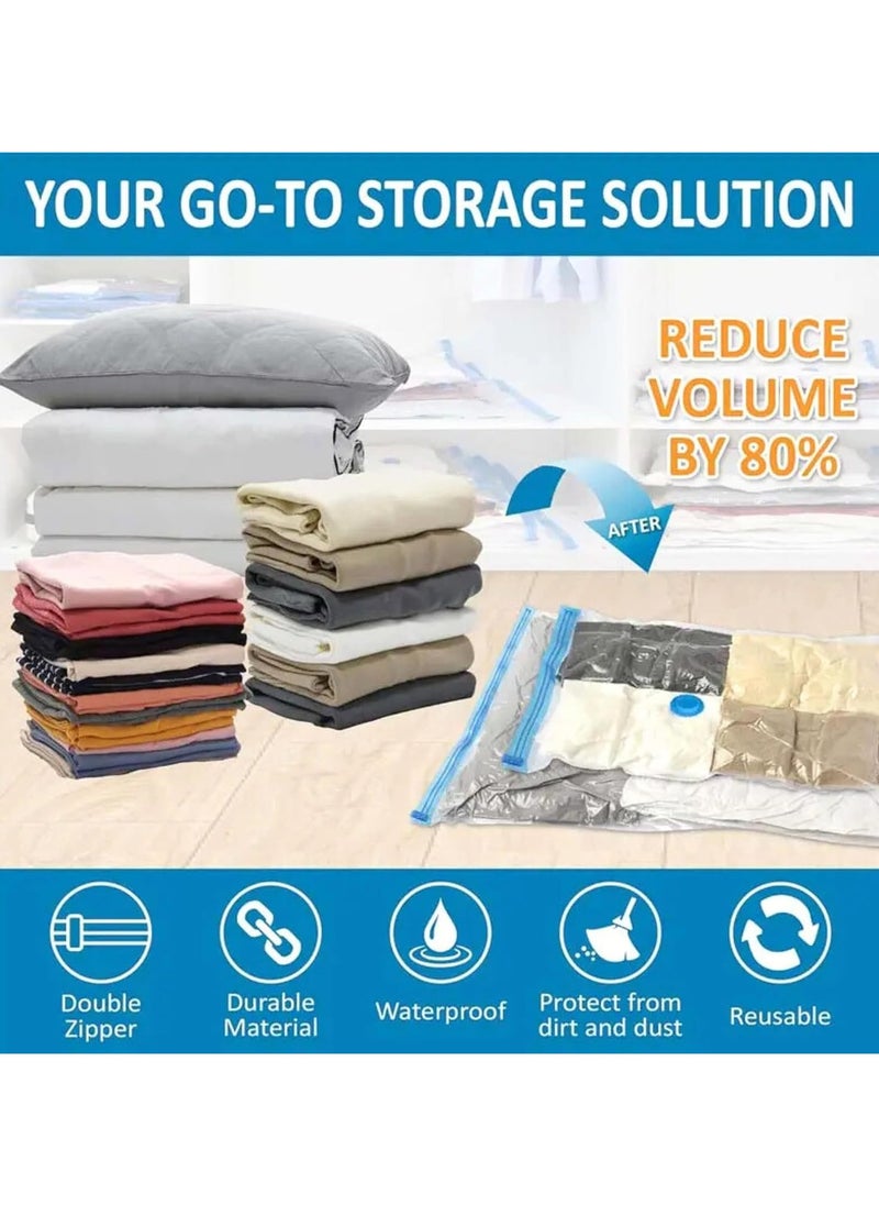 Vacuum Storage Bags with pump Sealer Bags for Clothing, Saver Bags, Sealer Bags for Clothes, Duvets, Bedding, Pillows, Blankets, Curtains, Comforters, Travel (1J+ 2L +2M) - pzsku/Z2E31E50303F54626A4ACZ/45/_/1735376025/626f97b8-7857-4cd1-933b-16e10943bd32