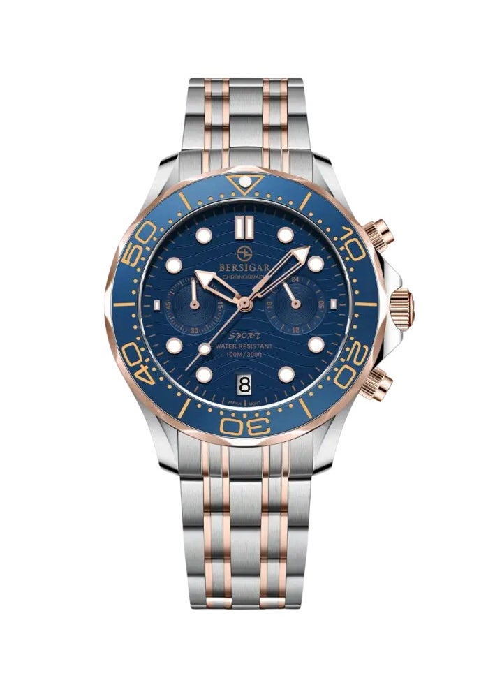BERSIGAR - Bersigar BG-1713 Ocular Luxury Design Stainless Steel Water Resistant Watch - Image 1