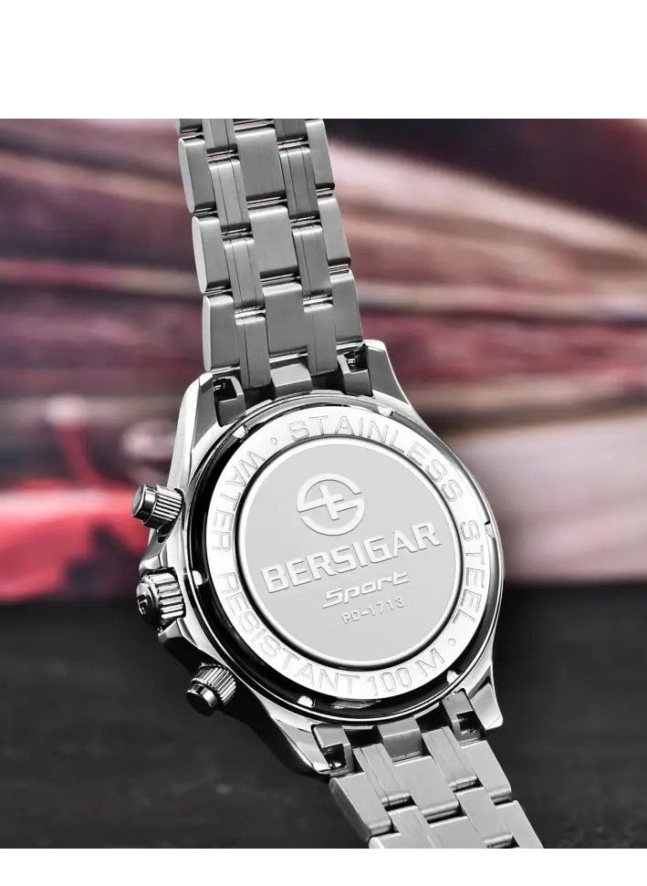 BERSIGAR - Bersigar BG-1713 Ocular Luxury Design Stainless Steel Water Resistant Watch - Image 1
