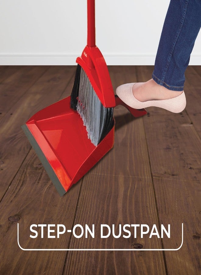 o cedar O-Cedar Pet Pro Broom with Step-On Dustpan | Remove 99% with One Sweep | DustPan Removes 3 Times More Pet Hair | Quiet Cleaning Tool for Cat and Dog Owners - Image 3