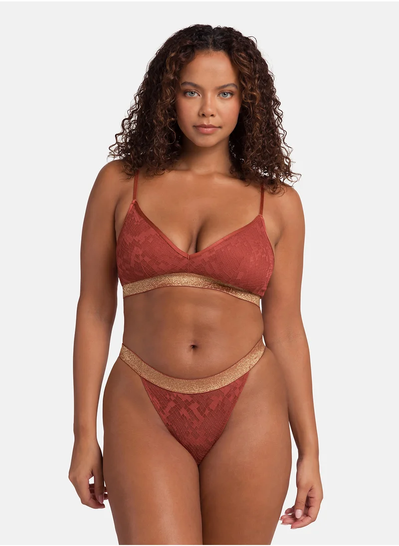 Dorina 2 Pack Shimmer Band Detail Bralette