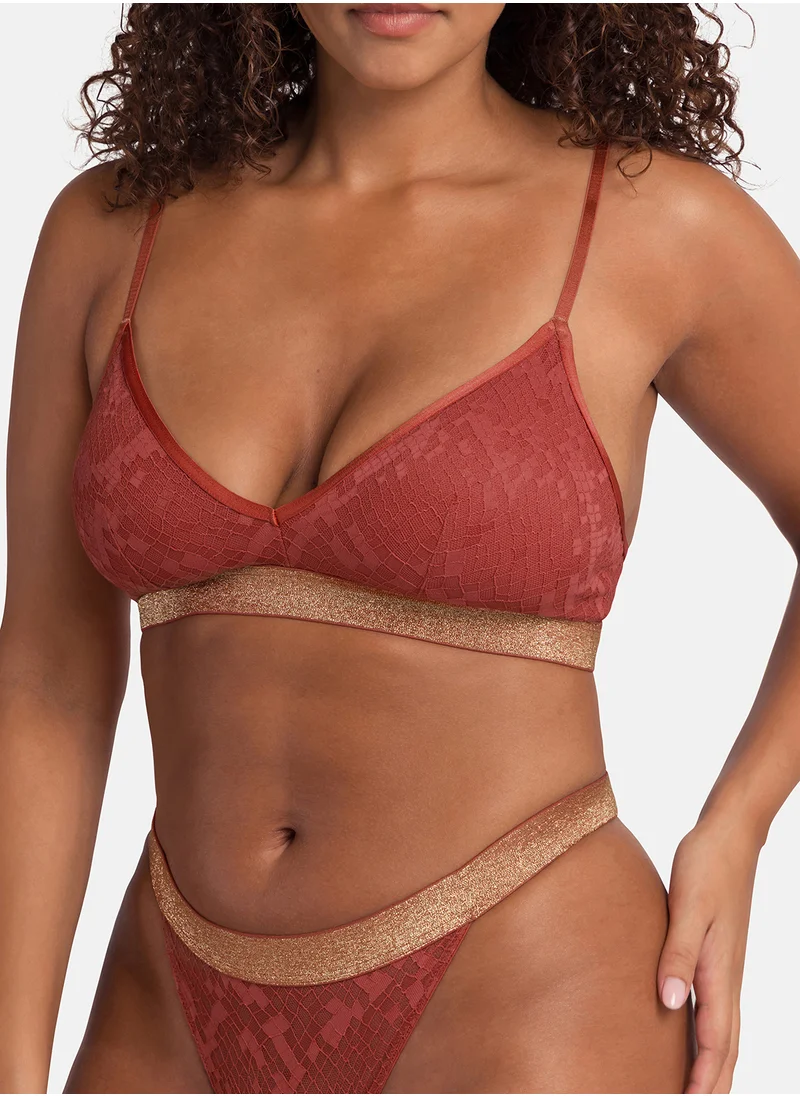 Dorina 2 Pack Shimmer Band Detail Bralette
