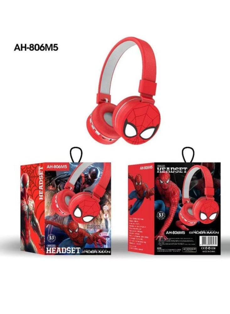 SPIDERMAN Spider-Man Wireless Headphones with Microphone and High-Quality Sound for Kids - Image 3