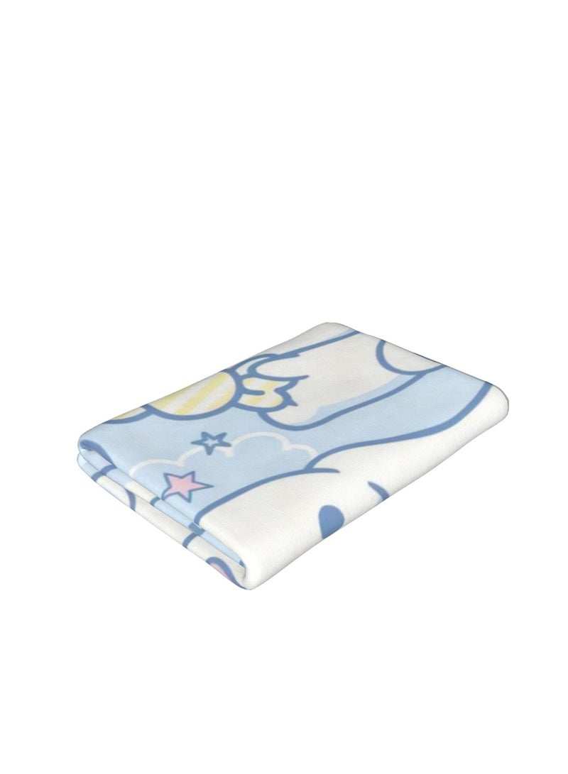 SYOSI Microfiber Anime Dog Beach Towel - Soft and Quick Dry Luxury Pool Towel for Women/Men/Kids - Cute and Sand Proof Cabana Bath Towel for Picnic, Yoga, Swimming - 52x32 Inch - Image 5