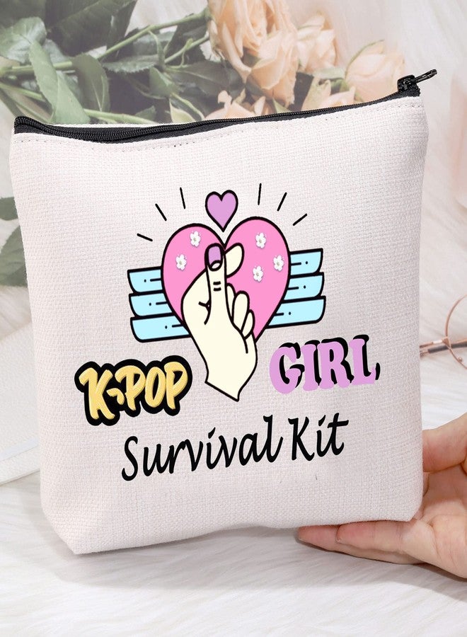 MEIKIUP Korean Music Gift Korean Music Merchandise Korean Drama Gifts Korean Music Lover Makeup Bag K-drama Gift Korean Music Mama Survival Kit (pop bag) - Image 3