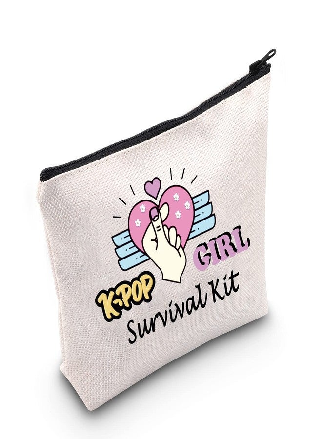 MEIKIUP Korean Music Gift Korean Music Merchandise Korean Drama Gifts Korean Music Lover Makeup Bag K-drama Gift Korean Music Mama Survival Kit (pop bag) - Image 1