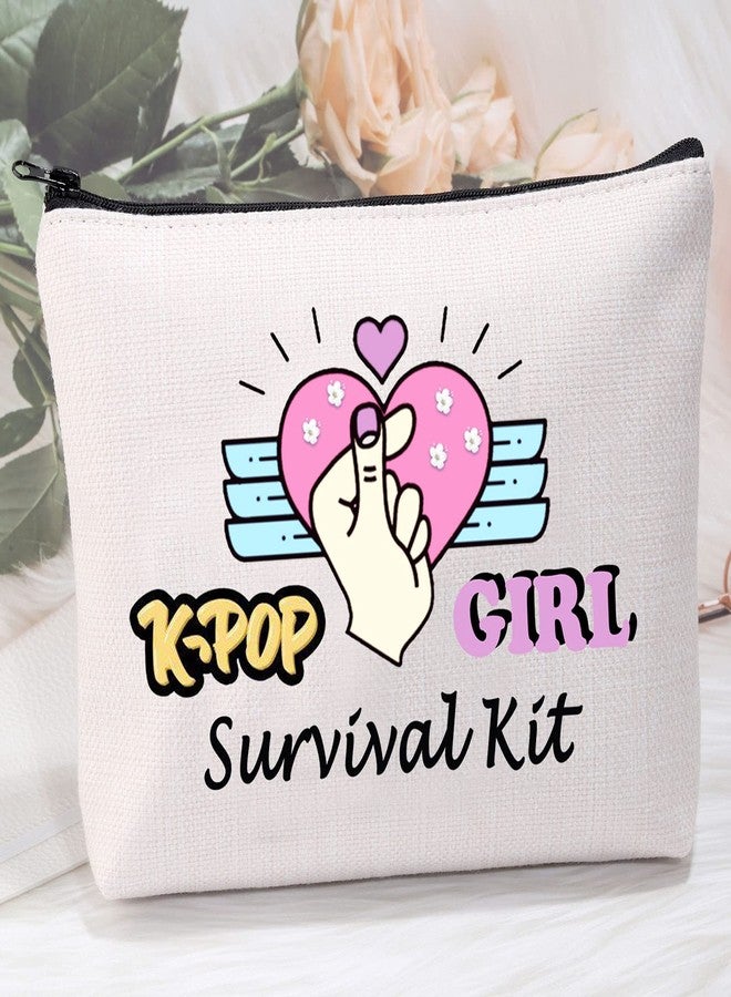 MEIKIUP Korean Music Gift Korean Music Merchandise Korean Drama Gifts Korean Music Lover Makeup Bag K-drama Gift Korean Music Mama Survival Kit (pop bag) - Image 4