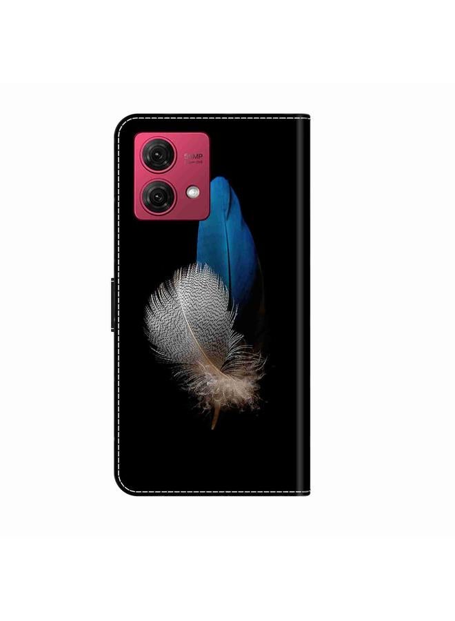 S-TOP Case For Motorola Moto G84 Crystal 3D Shockproof Protective Leather Phone Case - Image 3