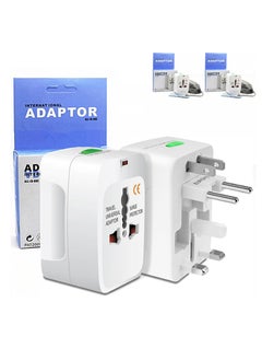General 2-Pack Universal Travel Adapter, All-in-One International Power Adapter, Plug Adapter Travel Adapter  - Image 1