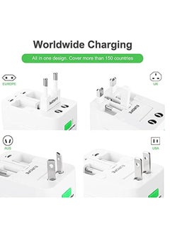 General 2-Pack Universal Travel Adapter, All-in-One International Power Adapter, Plug Adapter Travel Adapter  - Image 3