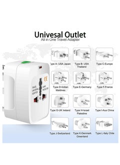General 2-Pack Universal Travel Adapter, All-in-One International Power Adapter, Plug Adapter Travel Adapter  - Image 4