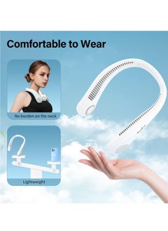 Generic HandFan 5000mAh Portable Neck Fan, Bladeless Wearable Personal Fan, Rechargeable Neckband Fan,  - Image 3