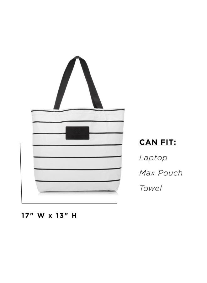 ALOHA Collection Monstera Reversible Tote in Dawn | Lightweight, Compact, and Splash-Proof Everyday Tote Bag - Image 5