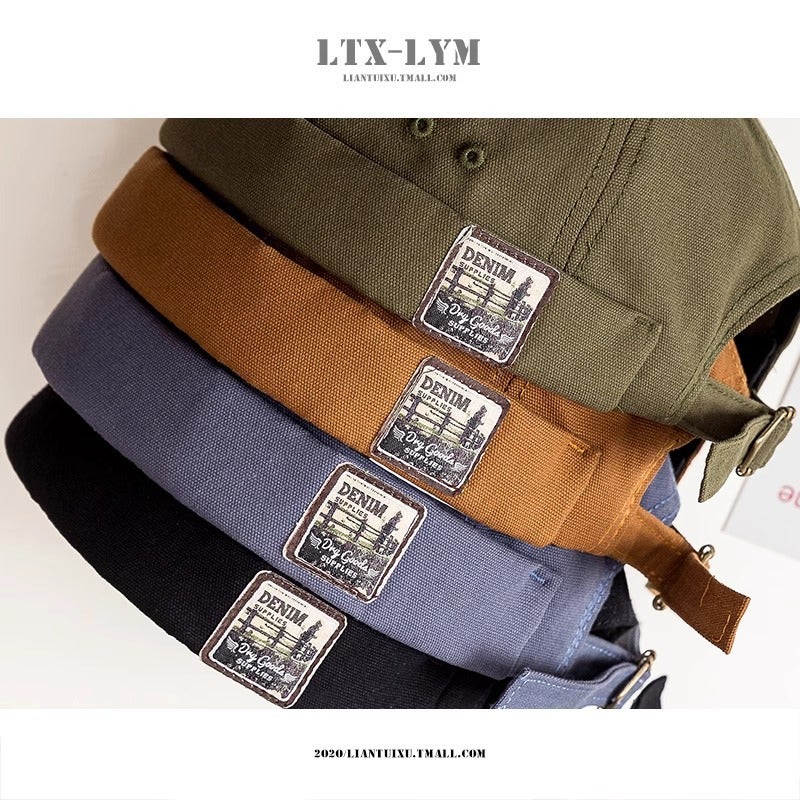 Japanese Style British Vintage Melon Leather Hat Men'S Four Seasons Hip Hop Korean Style Beret Street Hipster Brimless Landlord Hat Women - Image 5