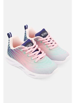 Kids Girl Prowess Lace Up Casual Shoes, Pink