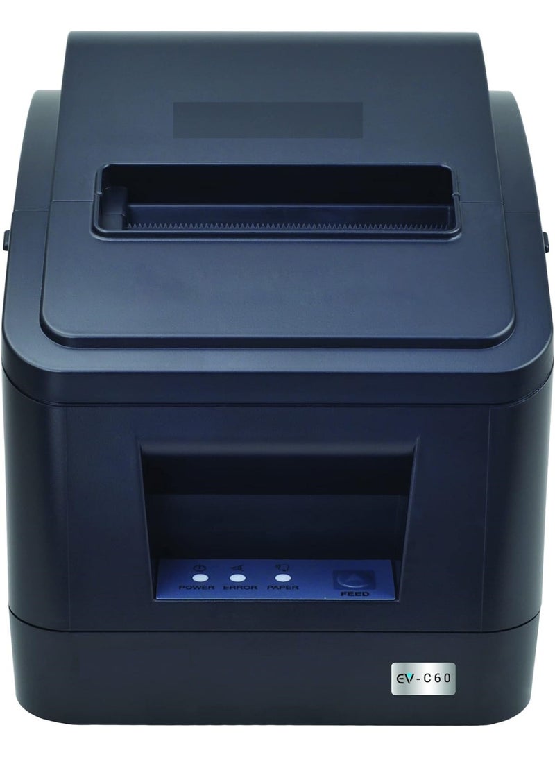 POS And Cashier Thermal PrinterEV-C60 184x140x142mm Black - Image 1