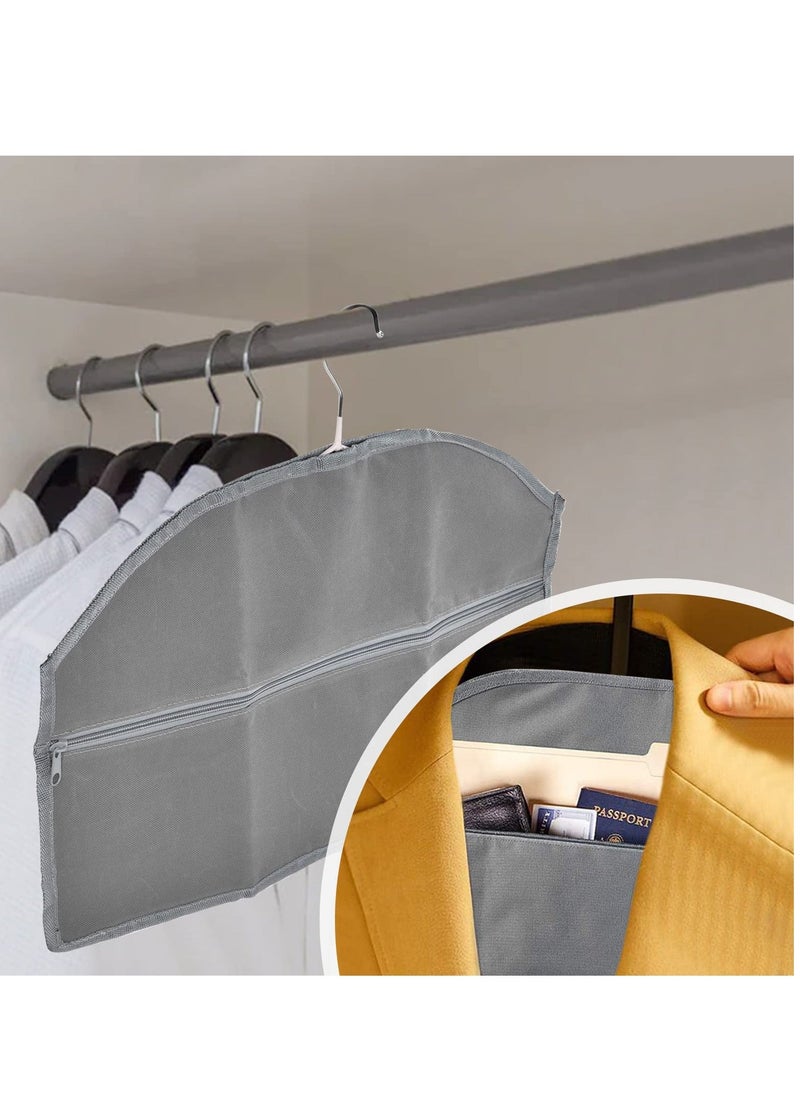 Generic - Hanger Diversion Safe with Hidden Zipper Pocket - ireproof Water-resistant Hidden Pocket Safe Large Capacity Secret Compartment for Organizing Wardrobe For Home Or Travel Black - Image 1