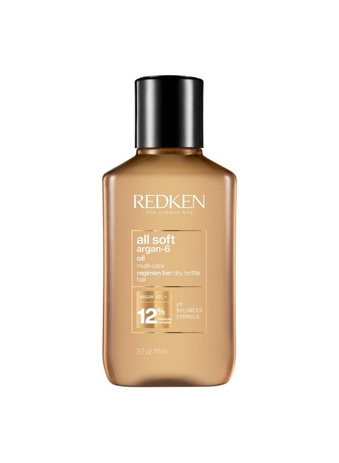 Redken All Soft Argan Oil Treatment For Dry Hair - Moisturizing Hair Oil, Deeply Conditions Hair, Adds Softness & Shine - Image 1
