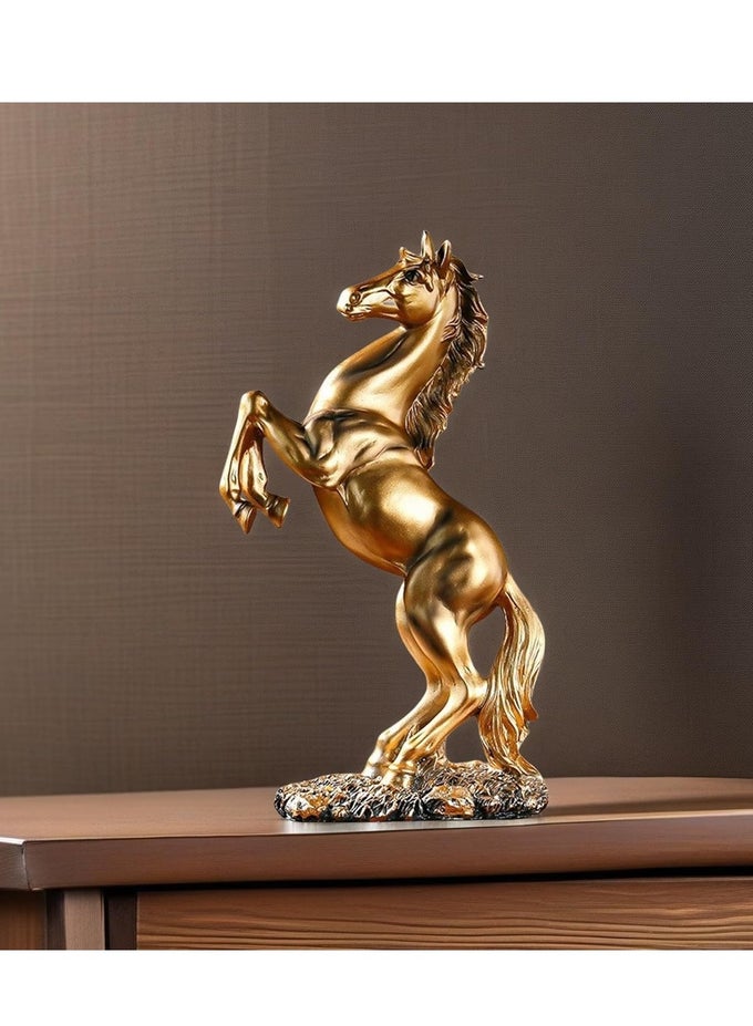 HOME DECOR SCULPTURE STATUE MODERN HOME DECOR ACCENTS HORSE FIGURINE RESIN STATUE ART GIFTS FOR HOME BEDROOM LIVINGROOM OFFICE