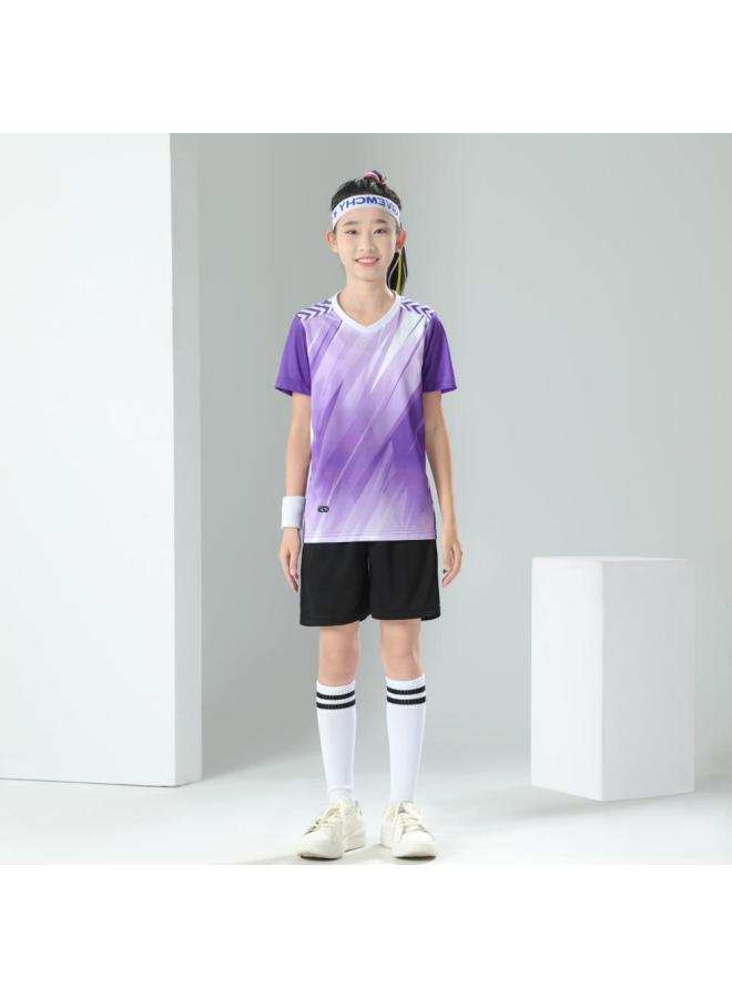 New Children's Football Uniform Set, Uni, Suitable For Primary School Students' Compeion And Training, Adult Sports Quick-dry Football Jersey